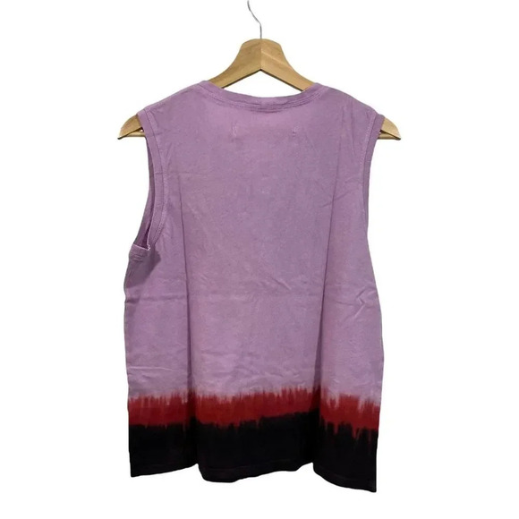 RAQUEL ALLEGRA Graphic Fitted Muscle Tank Size Large - Picture 5 of 9